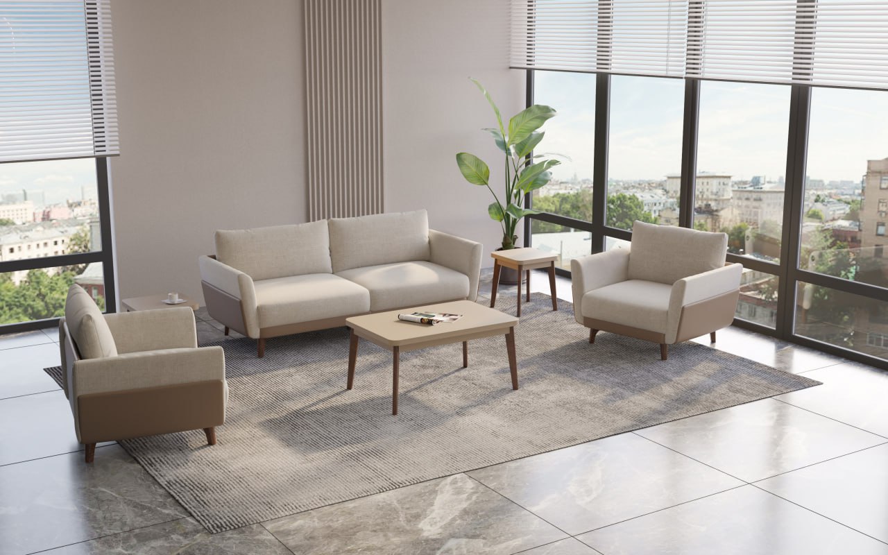 مبل دو نفره سایان HSS300N2 نیلپر 